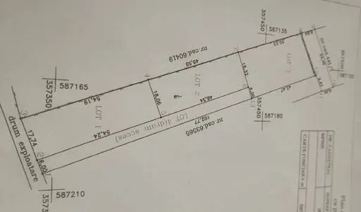 Teren intravilan lotizat în Ciolpani, Ilfov